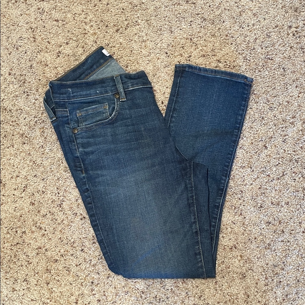 LOFT Dark Blue Skinny Jeans - Picture 2 of 6
